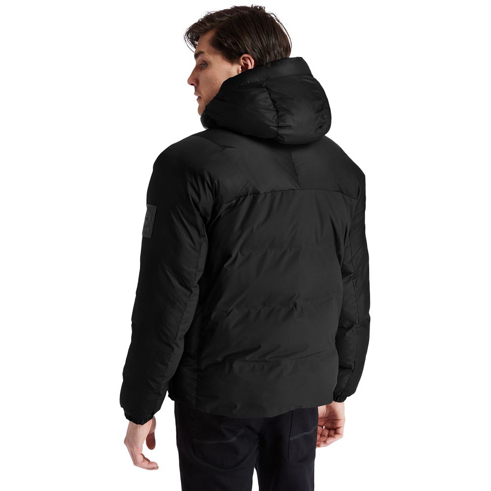 Chaquetas Timberland Argentina Hombre - Neo Summit Hooded Invierno - Negras - BLQHRF-631